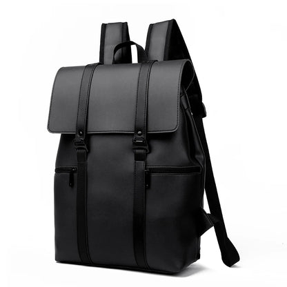New Fashion Multi Pocket Female Backpack High Quality Soft Leather Women Shoulder Bag Large Capacity Girl Travel Bags Sac A Dos