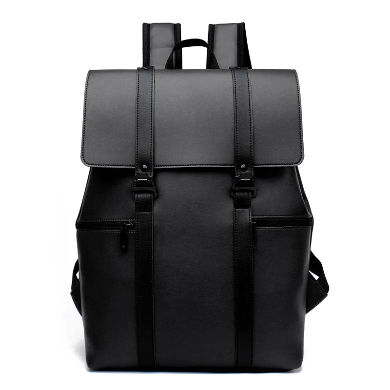 New Fashion Multi Pocket Female Backpack High Quality Soft Leather Women Shoulder Bag Large Capacity Girl Travel Bags Sac A Dos
