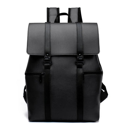 New Fashion Multi Pocket Female Backpack High Quality Soft Leather Women Shoulder Bag Large Capacity Girl Travel Bags Sac A Dos