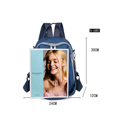 New Fashion Multifunctional Anti-theft Backpacks Oxford Cloth Shoulder Bags for Teenagers Girls Large Capacity Travel School Bag