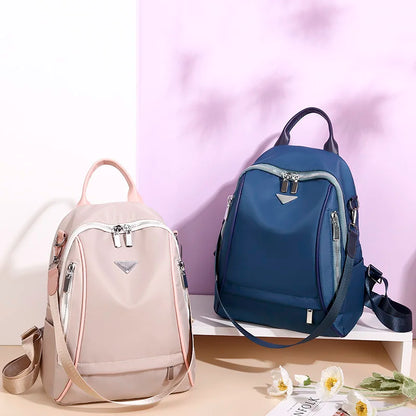 New Fashion Multifunctional Anti-theft Backpacks Oxford Cloth Shoulder Bags for Teenagers Girls Large Capacity Travel School Bag