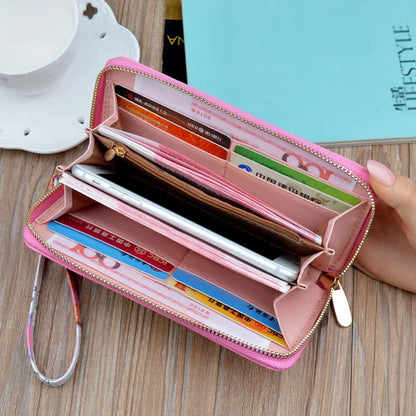 New Fashion Peacock Women Purse Long Zipper Clutch Wallets Large Capacity Lady Girls Mobile Phone Hand Bags Portefeuille Femme