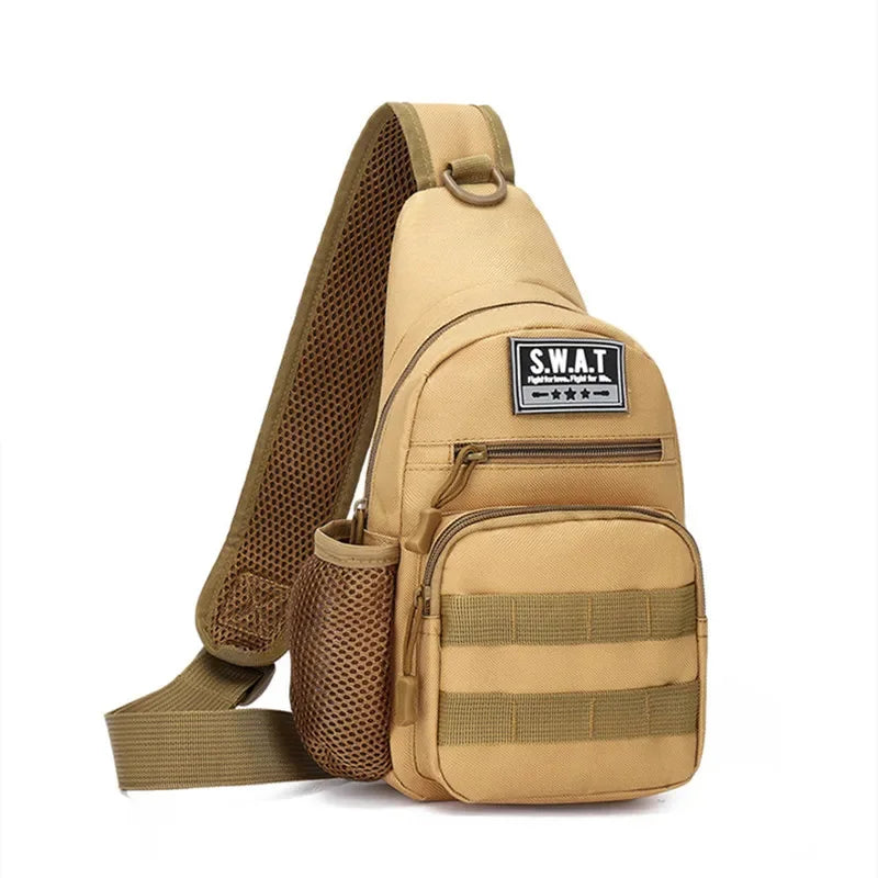 New Fashion Tactical Men's Chest Outdoor Casual Crossbody Large Capacity Man Shoulder Sports Sling Bag