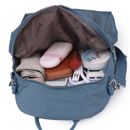 New Fashion Teenager Girls Backpack Solid Leisure Backpack Student Baggage Women Small Casual Travel Bag Rucksack
