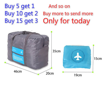 New Fashion WaterProof Travel Bag Large Capacity Bag Women Nylon Folding Unisex Luggage Travel Handbags