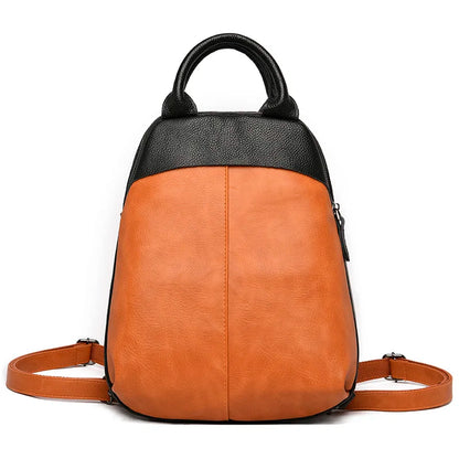 New Fashion Women Backpack Casual Female Bookbag High Quality Soft Pu Leather Women Backpack Large Capacity Backpacks Travel Bag