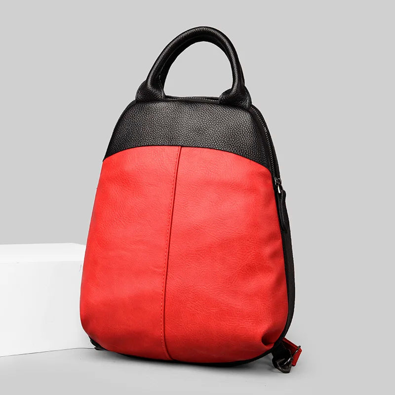 New Fashion Women Backpack Casual Female Bookbag High Quality Soft Pu Leather Women Backpack Large Capacity Backpacks Travel Bag