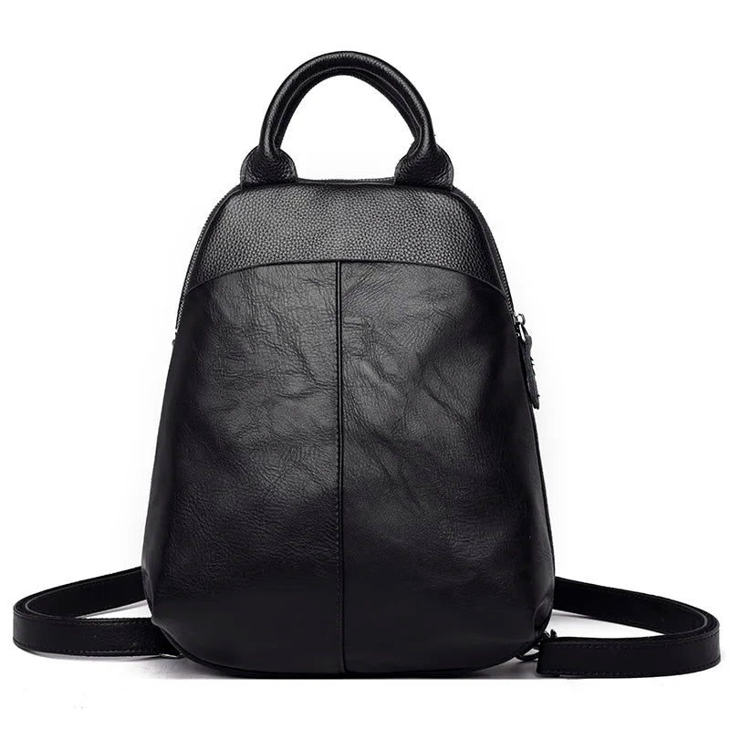New Fashion Women Backpack Casual Female Bookbag High Quality Soft Pu Leather Women Backpack Large Capacity Backpacks Travel Bag