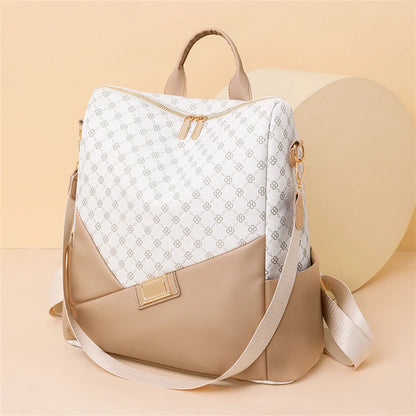 New Fashion Women Backpack Designer Soft Leather Travel Rucksack Casual Shoulder Bags High Quality School Bag for Teenager Girls