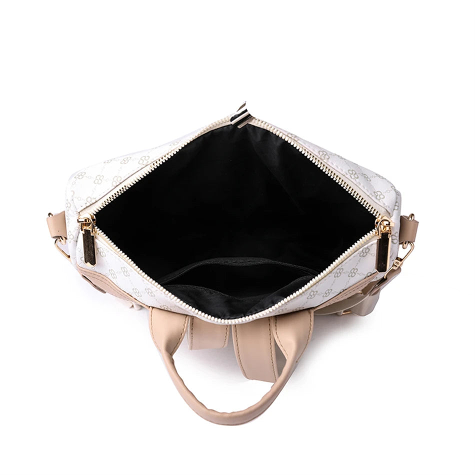 New Fashion Women Backpack Designer Soft Leather Travel Rucksack Casual Shoulder Bags High Quality School Bag for Teenager Girls