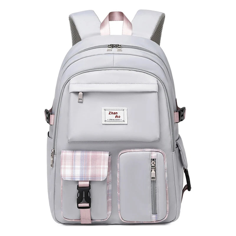 New Fashion Women Backpack Large Capacity 15.6 Inch Laptop Backpack Waterproof School Bagpack High Quality