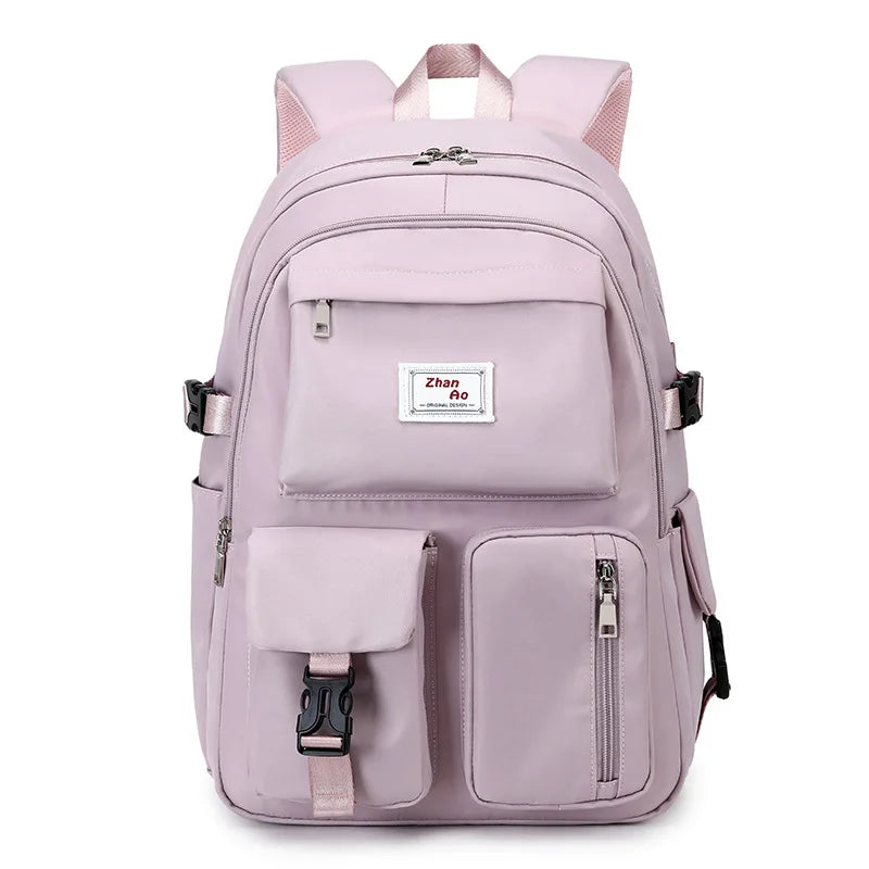 New Fashion Women Backpack Large Capacity 15.6 Inch Laptop Backpack Waterproof School Bagpack High Quality