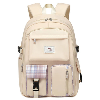New Fashion Women Backpack Large Capacity 15.6 Inch Laptop Backpack Waterproof School Bagpack High Quality