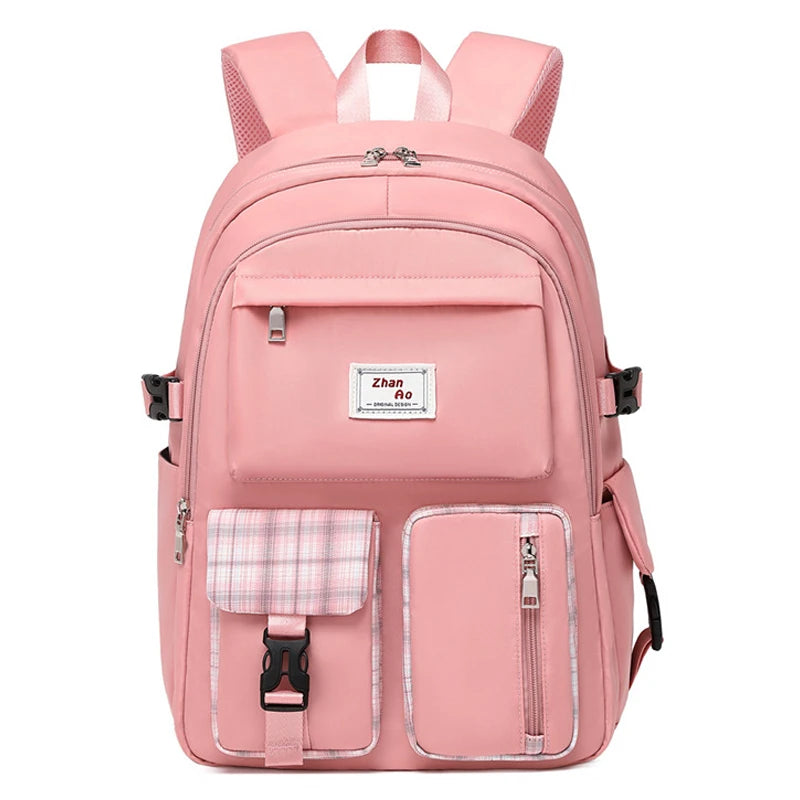 New Fashion Women Backpack Large Capacity 15.6 Inch Laptop Backpack Waterproof School Bagpack High Quality