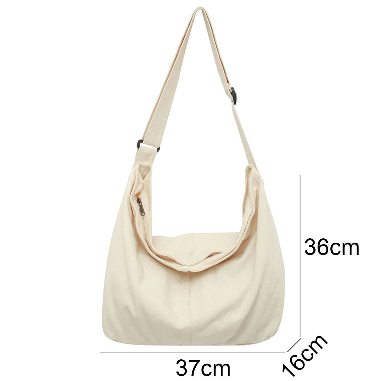 New Fashion Women Shoulder Bag Canvas Large Capacity Retro Female Casual Crossbody Bags Lady High Grade Travel Solid Color Daily