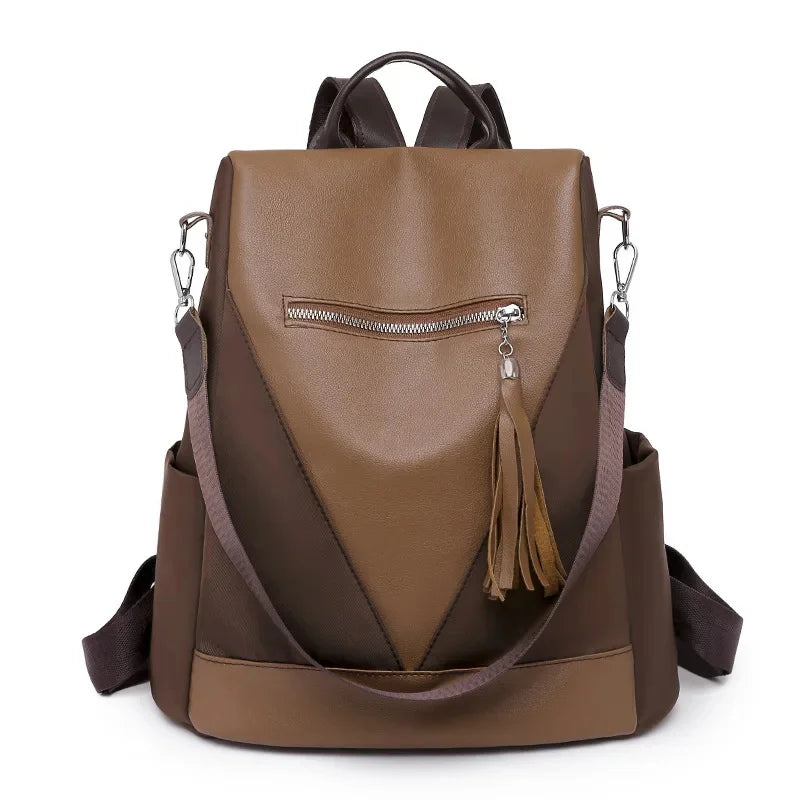 New Fashion Women's Backpack Large Capacity Student School For Girls Anti-theft Feminina Travel Shoulder Bag