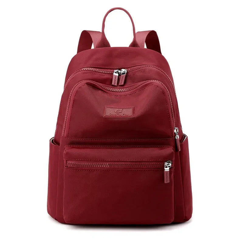 New Fashion Women's Nylon Outdoor Casual Travel Backpack Portable Student School Bag For Girls