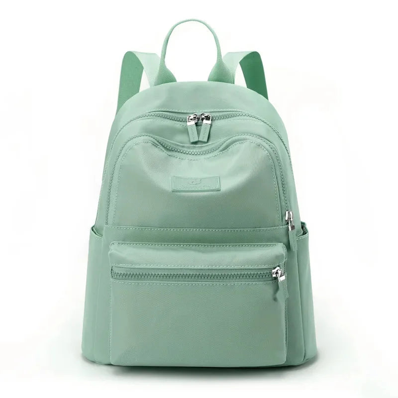 New Fashion Women's Nylon Outdoor Casual Travel Backpack Portable Student School Bag For Girls
