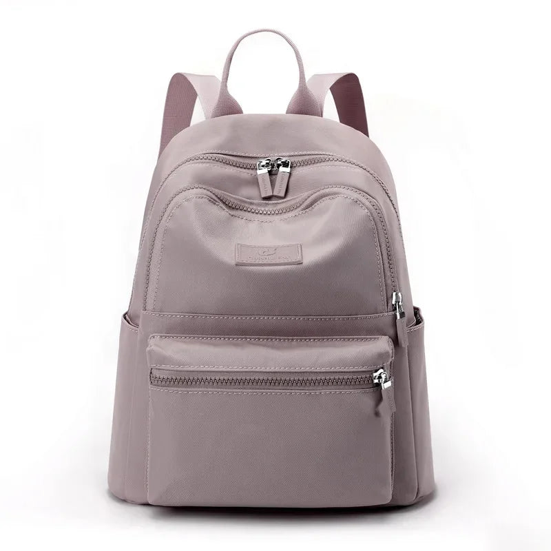 New Fashion Women's Nylon Outdoor Casual Travel Backpack Portable Student School Bag For Girls