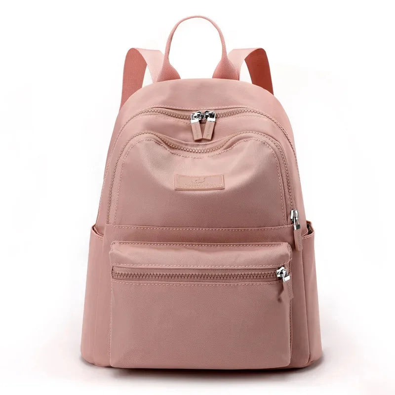 New Fashion Women's Nylon Outdoor Casual Travel Backpack Portable Student School Bag For Girls