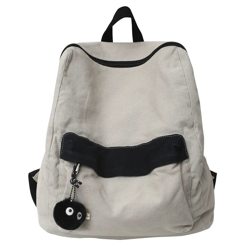New Female Canvas Vintage College Backpack Cool Fashion Women Laptop School Bag Girl Travel Book Backpack Lady Kawaii Fabric Bag