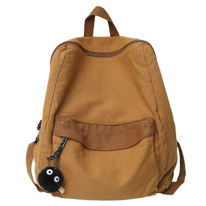 New Female Canvas Vintage College Backpack Cool Fashion Women Laptop School Bag Girl Travel Book Backpack Lady Kawaii Fabric Bag