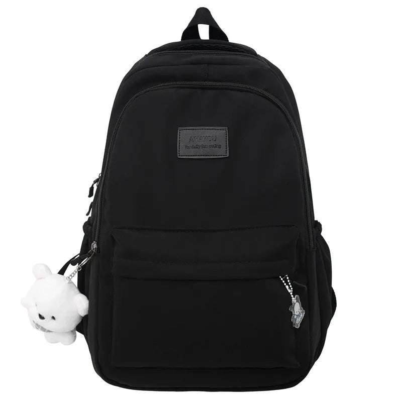 New Female Fashion Lady High Capacity Waterproof College Backpack Trendy Women Laptop School Bags Cute Girl Travel Book Bag Cool