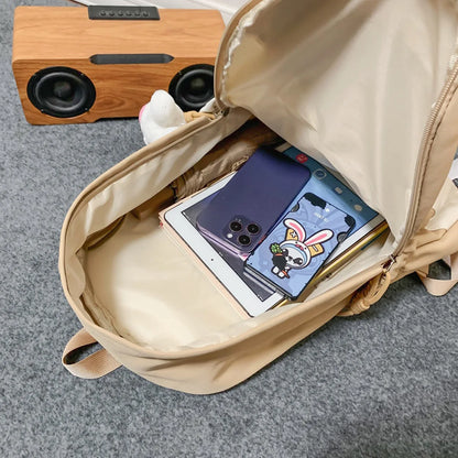 New Female Male Waterproof Travel Book Bag Cool Women Men Nylon Laptop College Backpack Fashion Girl Kawaii School Backpack Lady