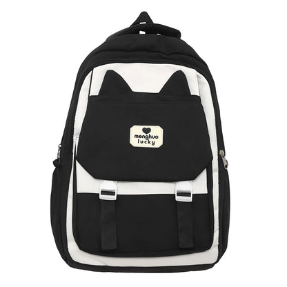 New Female Travel High Capacity College Backpack Kawaii Women Laptop Ladies Cute Book School Bag Girl Nylon Fashion Cool Student