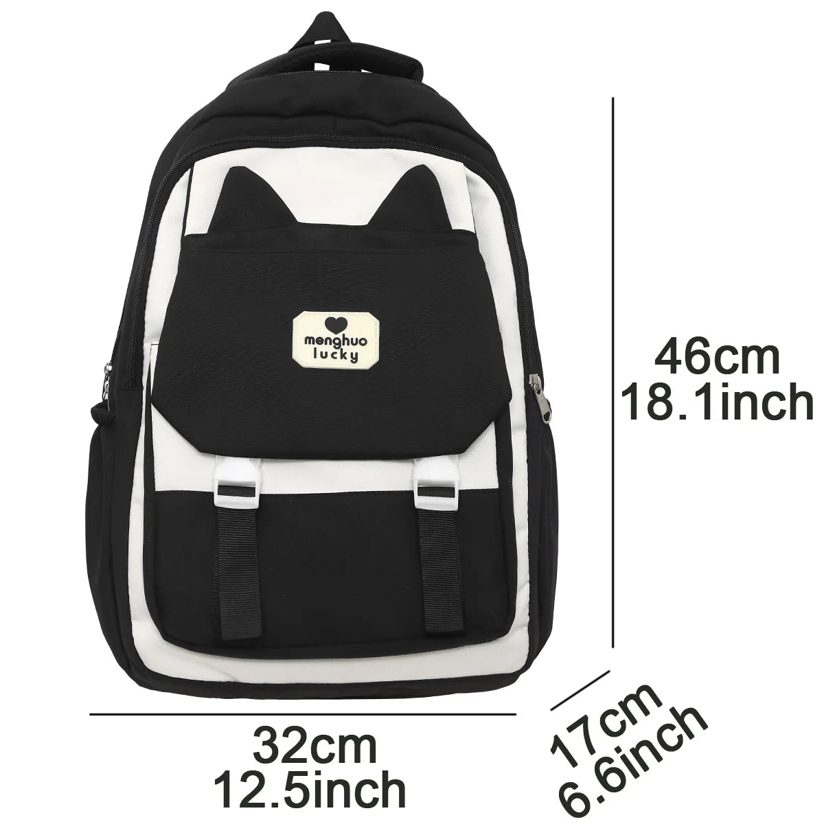 New Female Travel High Capacity College Backpack - Thumbnail 2