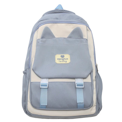 New Female Travel High Capacity College Backpack Kawaii Women Laptop Ladies Cute Book School Bag Girl Nylon Fashion Cool Student