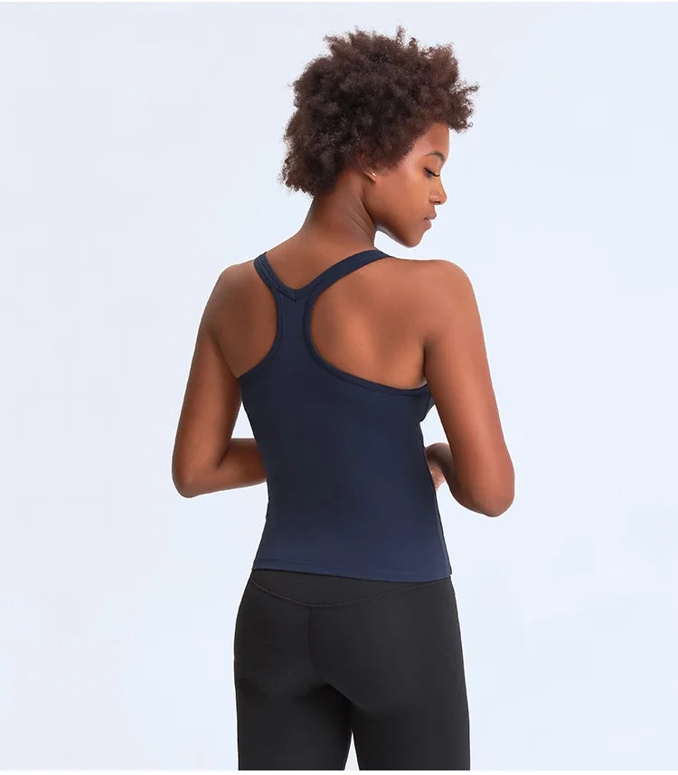 New Fitness Sporty Bra for Women Push Up Running Gym Training Workout Yoga Underwear Tank Top