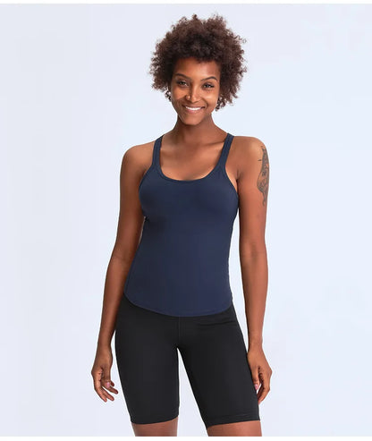 New Fitness Sporty Bra for Women Push Up Running Gym Training Workout Yoga Underwear Tank Top