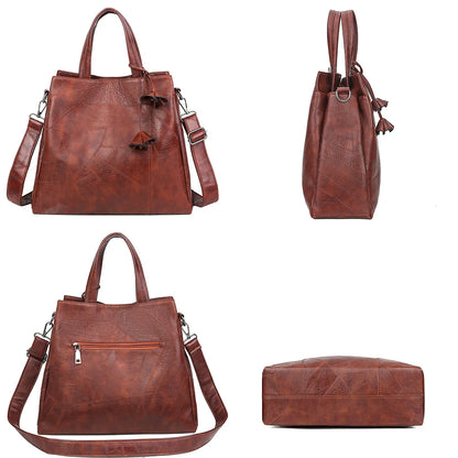 New Flower Leather Luxury Handbags Women Bags Designer Handbags High Quality Women Shoulder Bag Female Crossbody Messenger Bags