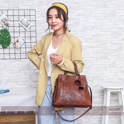 New Flower Leather Luxury Handbags Women Bags Designer Handbags High Quality Women Shoulder Bag Female Crossbody Messenger Bags