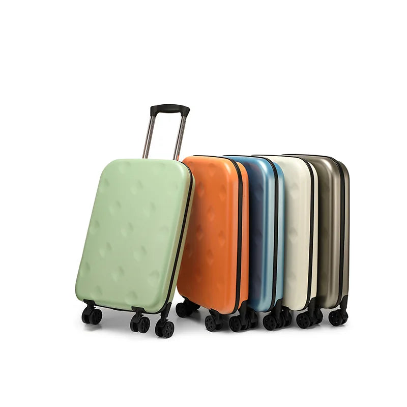 New Foldable Travel Suitcase Lightweight Rolling Luggage 20/24/28 inch Trolley Case Password Suitcase on wheels Travel Bag