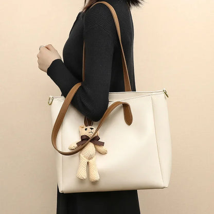 New Genuine Leather Fashion Bucket Bag Large Capacity Shoulder Crossbody Bag Women's Bag Bags Luxury Handbags