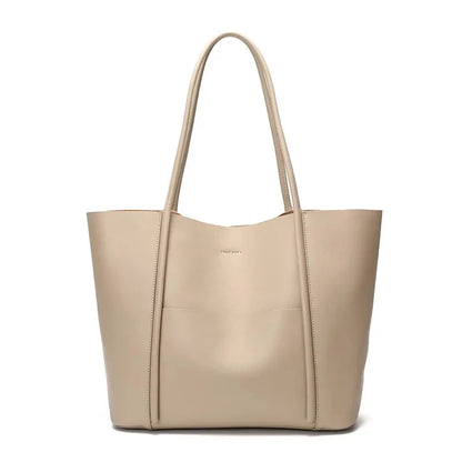 New Genuine Leather Fashion Capacity Women's Designer Handheld Large Cowhide Crossbody Beautiful Shoulder Bag