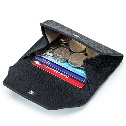 New Genuine Leather Fashion Ultrathin Zero Wallet Cowhide Simple Creative Card Coin Mini Storage Bag