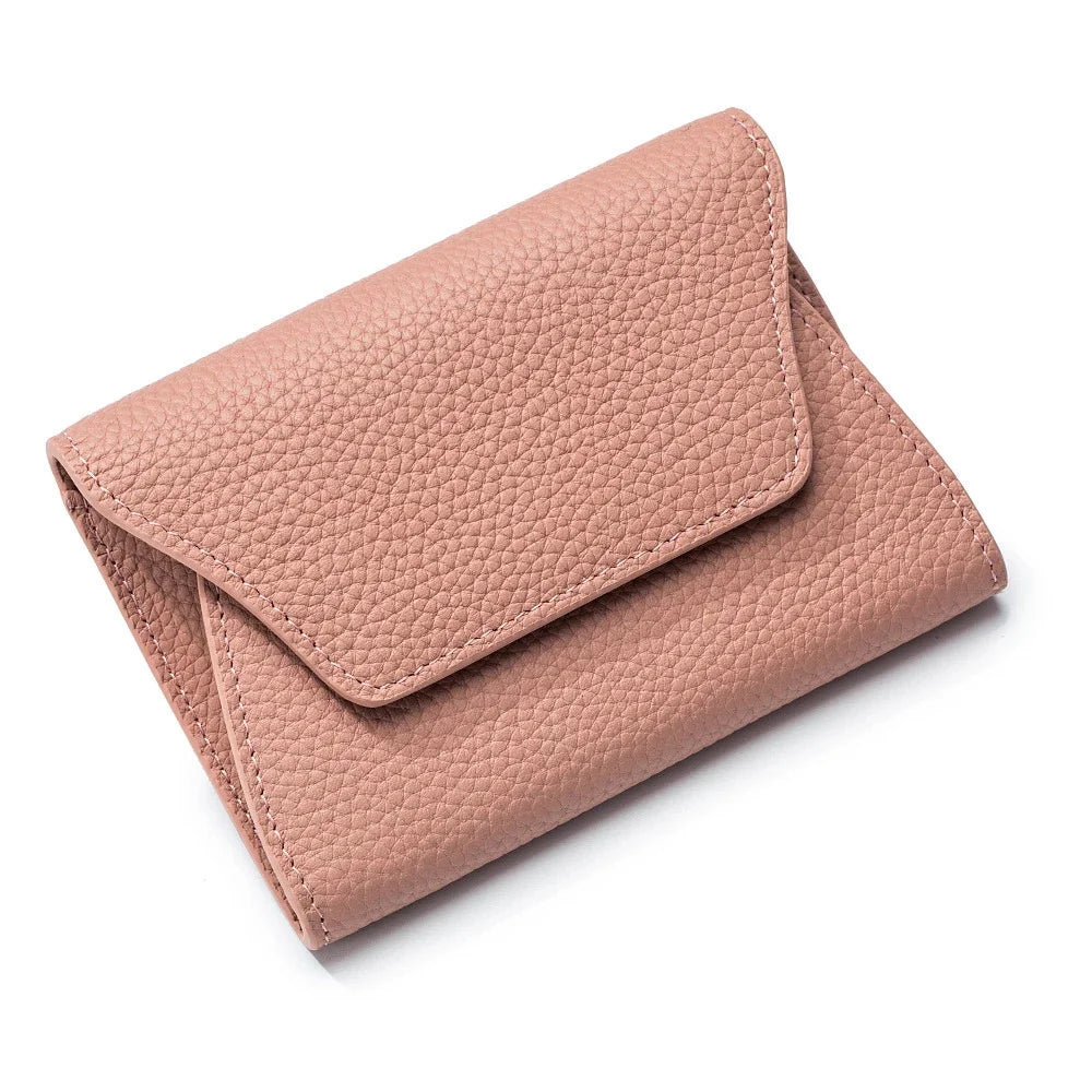 New Genuine Leather Fashion Ultrathin Zero Wallet Cowhide Simple Creative Card Coin Mini Storage Bag