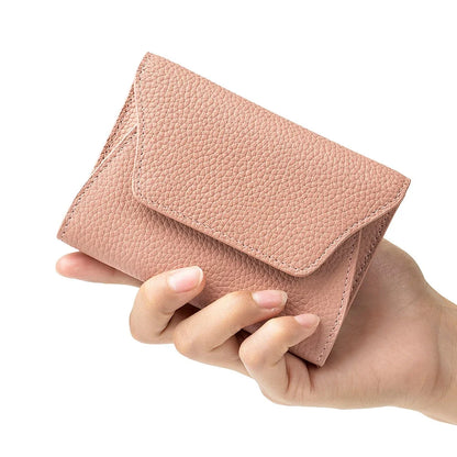 New Genuine Leather Fashion Ultrathin Zero Wallet Cowhide Simple Creative Card Coin Mini Storage Bag