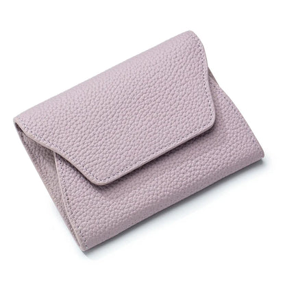 New Genuine Leather Fashion Ultrathin Zero Wallet Cowhide Simple Creative Card Coin Mini Storage Bag