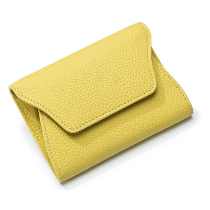 New Genuine Leather Fashion Ultrathin Zero Wallet Cowhide Simple Creative Card Coin Mini Storage Bag
