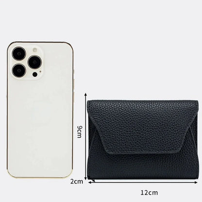 New Genuine Leather Fashion Ultrathin Zero Wallet Cowhide Simple Creative Card Coin Mini Storage Bag