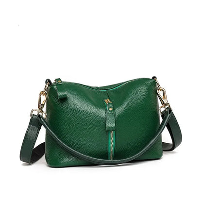 New Genuine leather Women's Shoulder Vintage Female Messenger Fashion Handbag Large Capacity Crossbody Bag