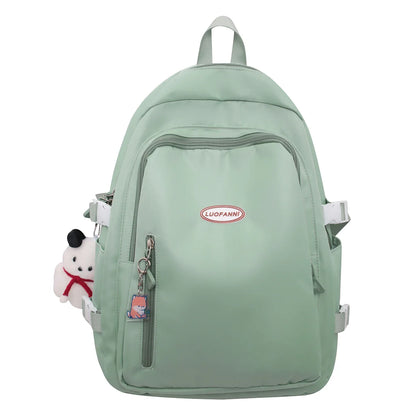 New Girl Kawaii Trendy Book Bag Women Travel School Bag Female Cute Nylon Laptop College Backpack Cool Lady Student Teen Fashion