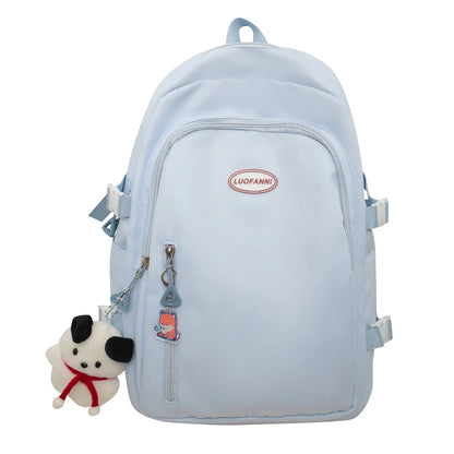 New Girl Kawaii Trendy Book Bag Women Travel School Bag Female Cute Nylon Laptop College Backpack Cool Lady Student Teen Fashion