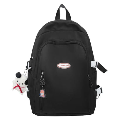 New Girl Kawaii Trendy Book Bag Women Travel School Bag Female Cute Nylon Laptop College Backpack Cool Lady Student Teen Fashion