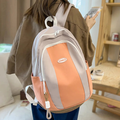 New Girl Laptop School Bag Cool Women Student Book Bag Lady Cute Fashion Nylon College Backpacks Female Travel Trendy University