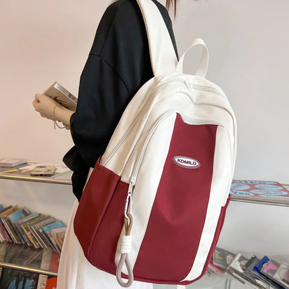 New Girl Laptop School Bag Cool Women Student Book Bag Lady Cute Fashion Nylon College Backpacks Female Travel Trendy University